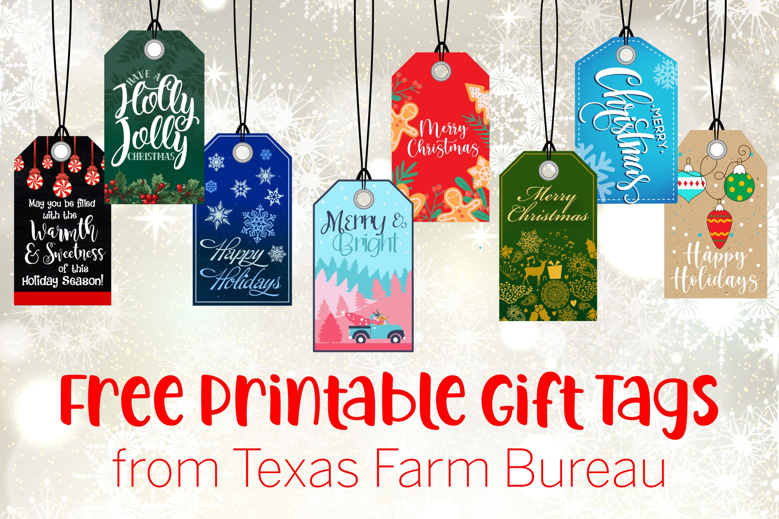 get free printable gift tags – texas farm bureau – table top